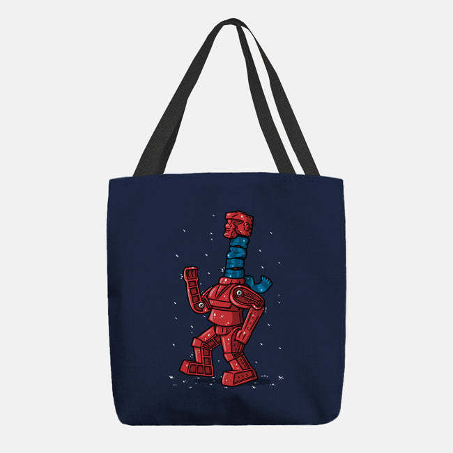 Robot Scarf-None-Basic Tote-Bag-Raffiti