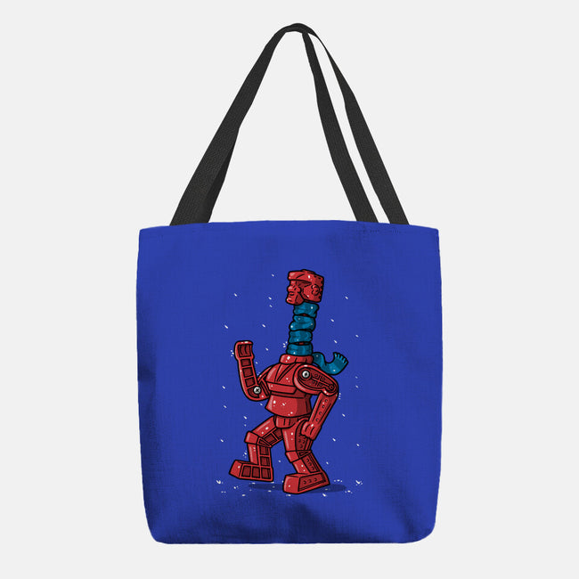 Robot Scarf-None-Basic Tote-Bag-Raffiti