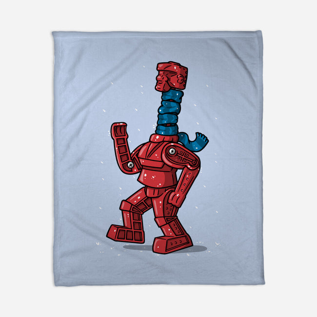 Robot Scarf-None-Fleece-Blanket-Raffiti