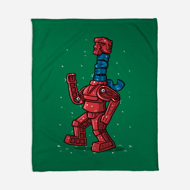 Robot Scarf-None-Fleece-Blanket-Raffiti