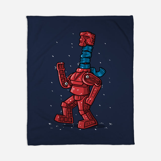 Robot Scarf-None-Fleece-Blanket-Raffiti