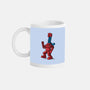 Robot Scarf-None-Mug-Drinkware-Raffiti