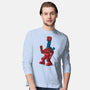 Robot Scarf-Mens-Long Sleeved-Tee-Raffiti