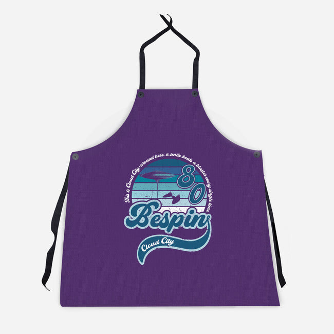 Vintage Cloud City-Unisex-Kitchen-Apron-DrMonekers