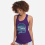 Vintage Cloud City-Womens-Racerback-Tank-DrMonekers