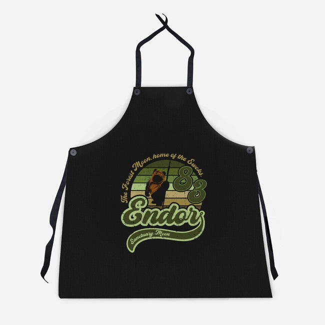 Vintage Sanctuary Moon-Unisex-Kitchen-Apron-DrMonekers