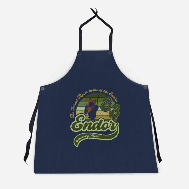 Vintage Sanctuary Moon-Unisex-Kitchen-Apron-DrMonekers