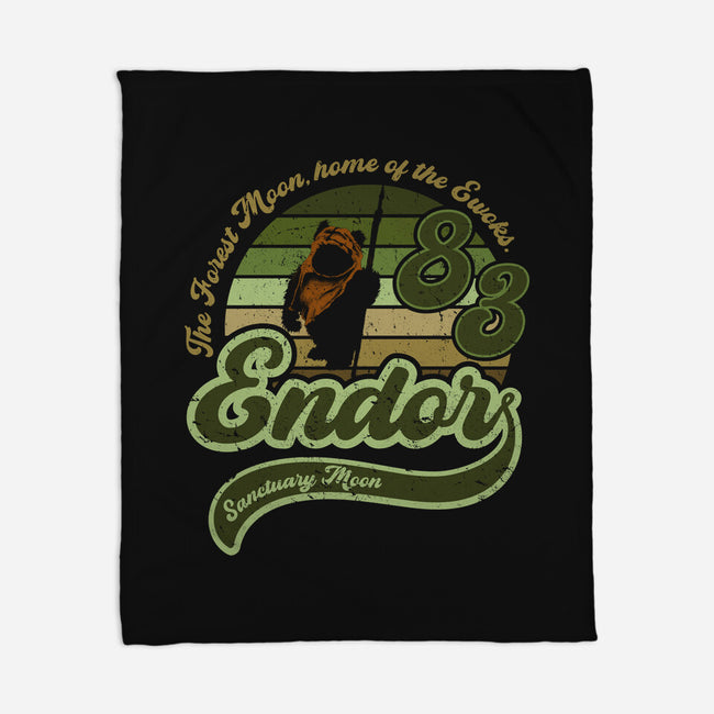 Vintage Sanctuary Moon-None-Fleece-Blanket-DrMonekers