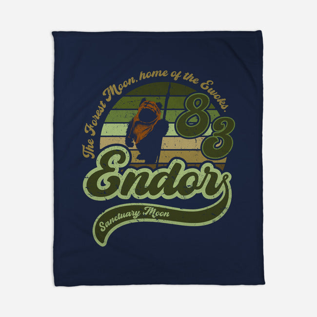 Vintage Sanctuary Moon-None-Fleece-Blanket-DrMonekers