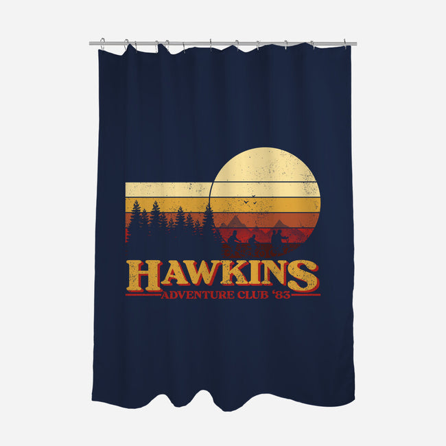 Retro Adventure Club-None-Polyester-Shower Curtain-rmatix