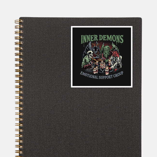 Inner Demons Group-None-Glossy-Sticker-glitchygorilla