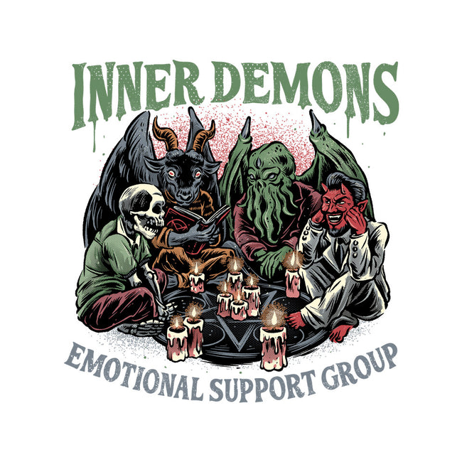 Inner Demons Group-None-Polyester-Shower Curtain-glitchygorilla