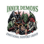Inner Demons Group-Unisex-Basic-Tee-glitchygorilla
