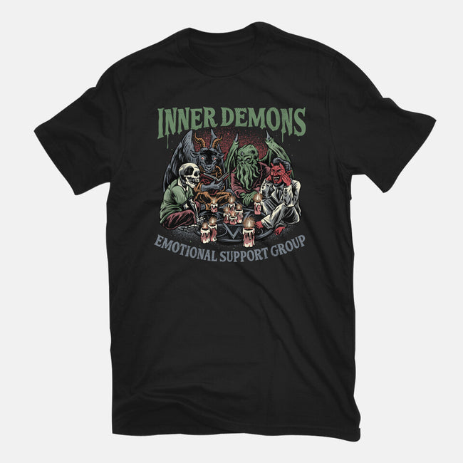 Inner Demons Group-Mens-Premium-Tee-glitchygorilla