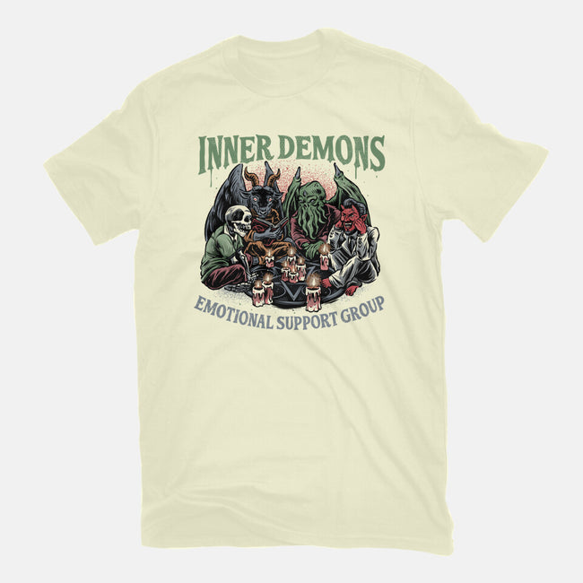 Inner Demons Group-Mens-Basic-Tee-glitchygorilla