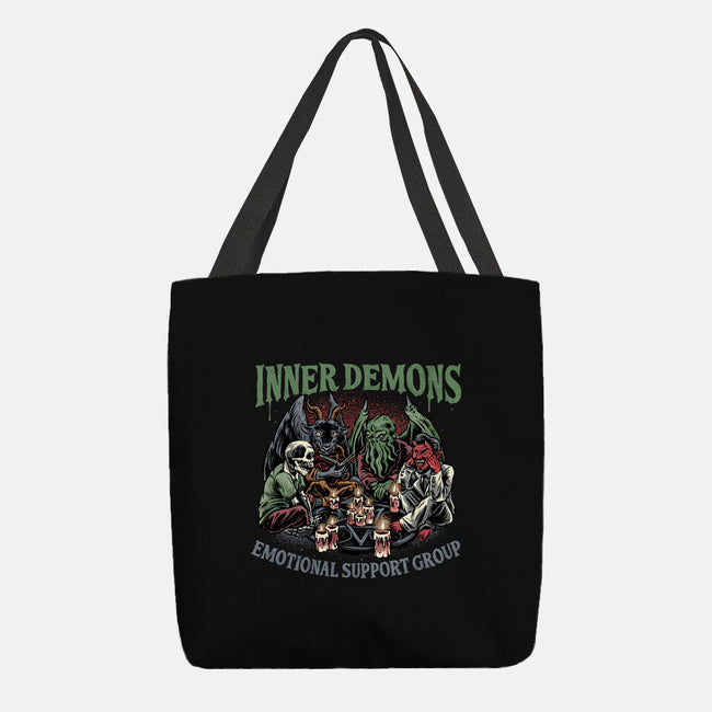 Inner Demons Group-None-Basic Tote-Bag-glitchygorilla
