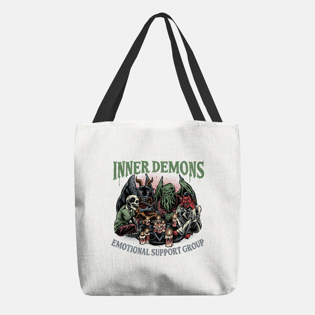 Inner Demons Group-None-Basic Tote-Bag-glitchygorilla