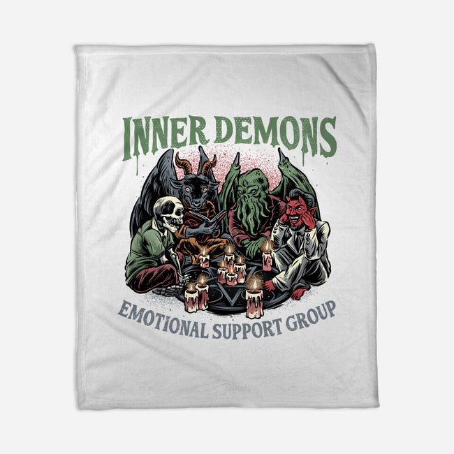 Inner Demons Group-None-Fleece-Blanket-glitchygorilla