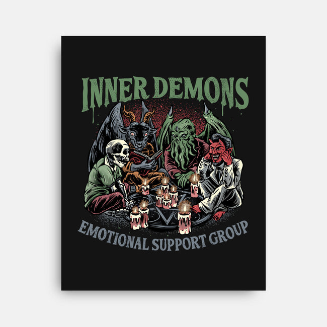 Inner Demons Group-None-Stretched-Canvas-glitchygorilla