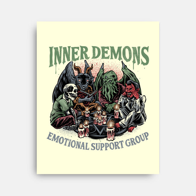 Inner Demons Group-None-Stretched-Canvas-glitchygorilla