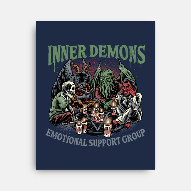 Inner Demons Group-None-Stretched-Canvas-glitchygorilla