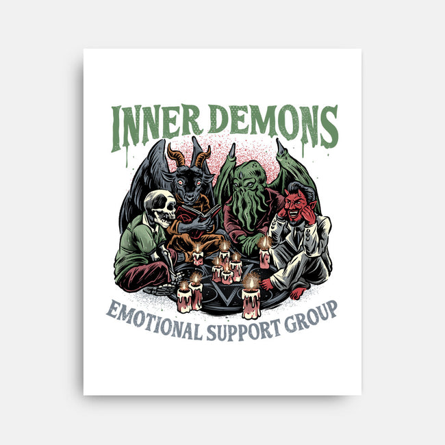 Inner Demons Group-None-Stretched-Canvas-glitchygorilla