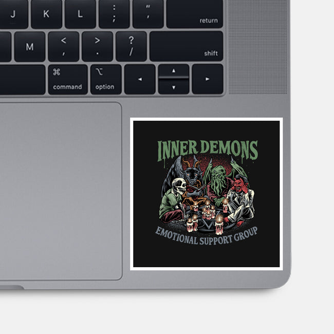 Inner Demons Group-None-Glossy-Sticker-glitchygorilla