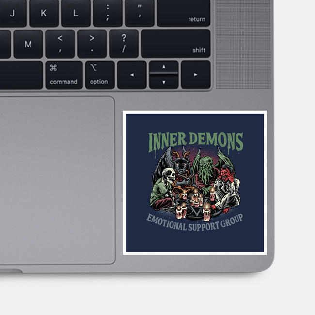 Inner Demons Group-None-Glossy-Sticker-glitchygorilla