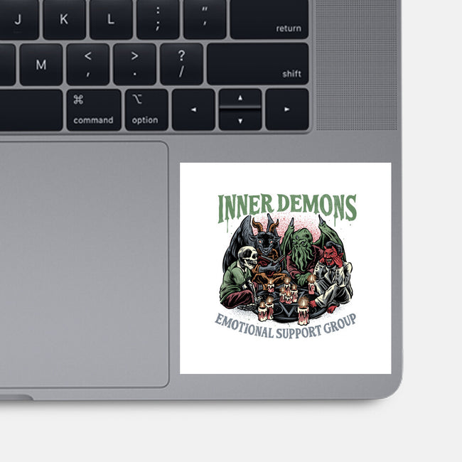 Inner Demons Group-None-Glossy-Sticker-glitchygorilla