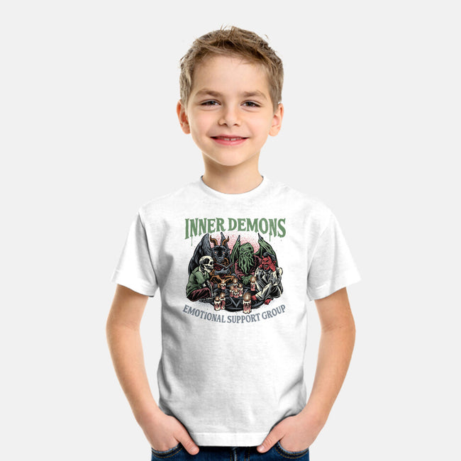 Inner Demons Group-Youth-Basic-Tee-glitchygorilla