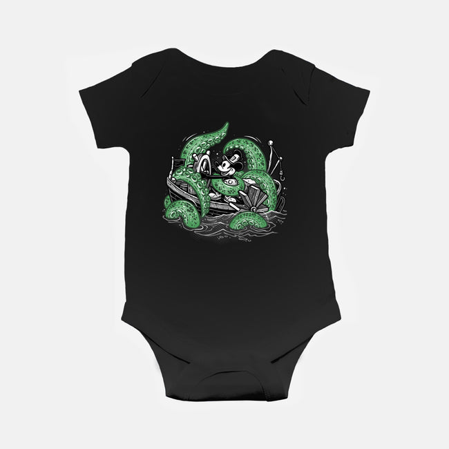 Steamboat And The Monster-Baby-Basic-Onesie-glitchygorilla