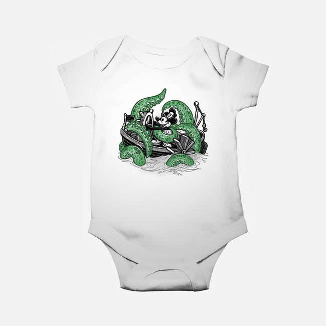 Steamboat And The Monster-Baby-Basic-Onesie-glitchygorilla