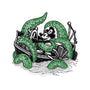 Steamboat And The Monster-Womens-Fitted-Tee-glitchygorilla