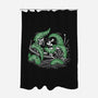 Steamboat And The Monster-None-Polyester-Shower Curtain-glitchygorilla