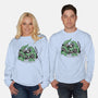Steamboat And The Monster-Unisex-Crew Neck-Sweatshirt-glitchygorilla