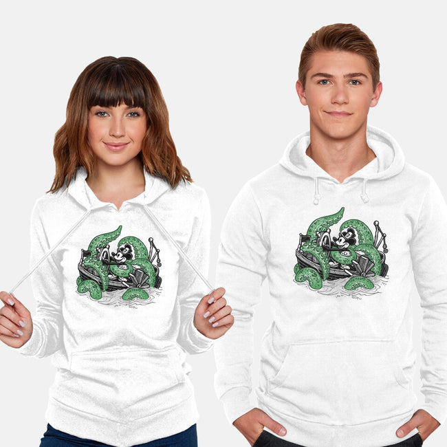 Steamboat And The Monster-Unisex-Pullover-Sweatshirt-glitchygorilla