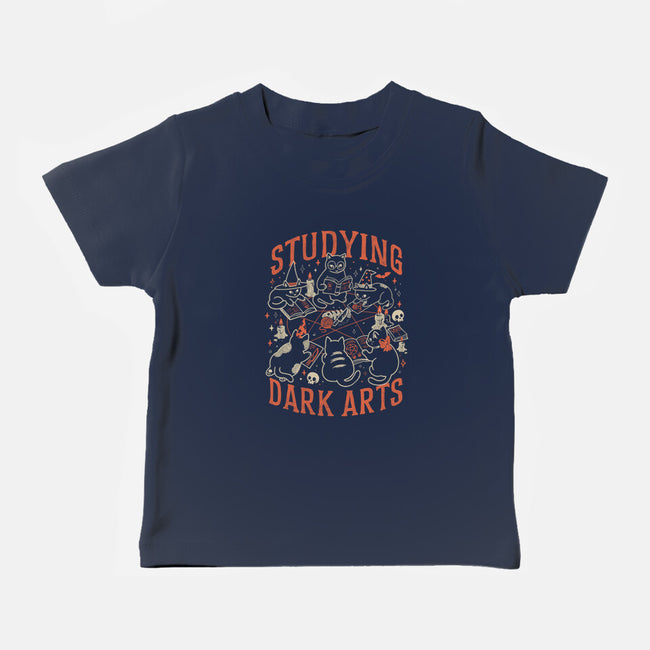Studying Dark Arts-Baby-Basic-Tee-eduely