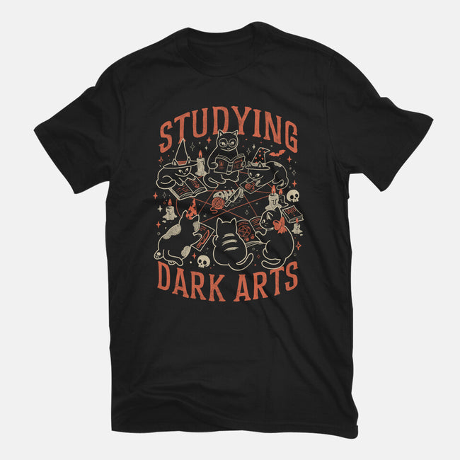 Studying Dark Arts-Womens-Basic-Tee-eduely