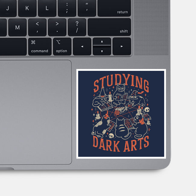 Studying Dark Arts-None-Glossy-Sticker-eduely