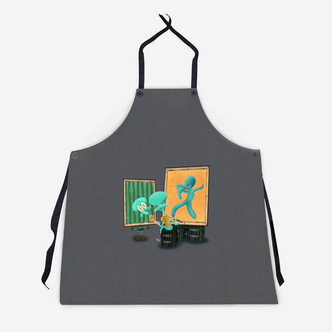 Bold And Brash-Unisex-Kitchen-Apron-DrawnByBryan