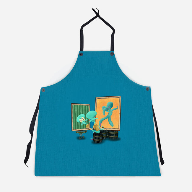 Bold And Brash-Unisex-Kitchen-Apron-DrawnByBryan
