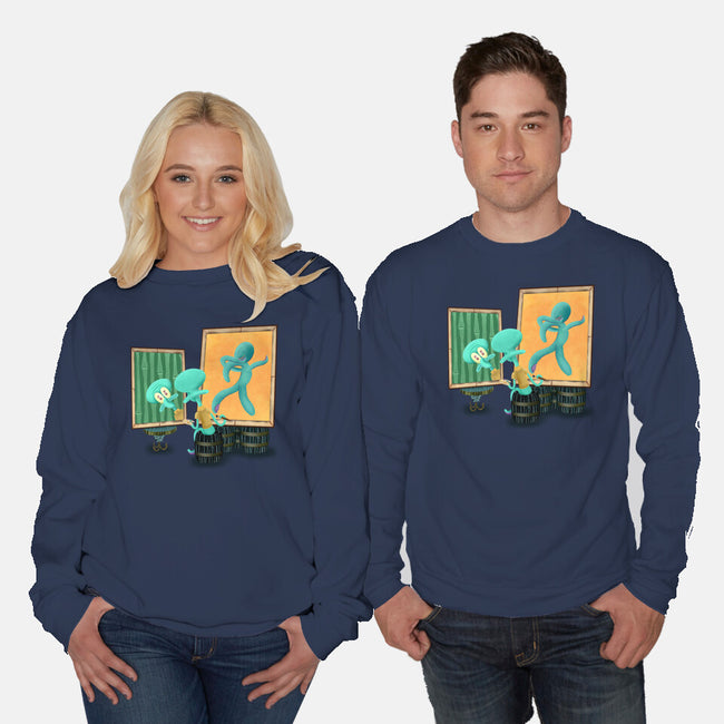 Bold And Brash-Unisex-Crew Neck-Sweatshirt-DrawnByBryan