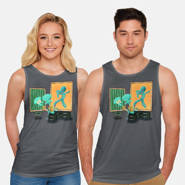 Bold And Brash-Unisex-Basic-Tank-DrawnByBryan