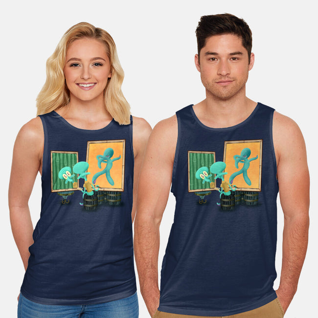 Bold And Brash-Unisex-Basic-Tank-DrawnByBryan