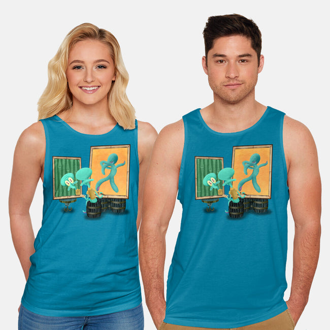Bold And Brash-Unisex-Basic-Tank-DrawnByBryan