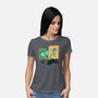 Bold And Brash-Womens-Basic-Tee-DrawnByBryan