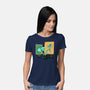Bold And Brash-Womens-Basic-Tee-DrawnByBryan