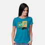 Bold And Brash-Womens-Basic-Tee-DrawnByBryan