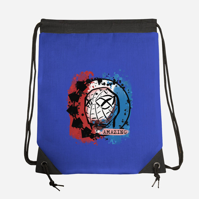 Spidey 182-None-Drawstring-Bag-nickzzarto