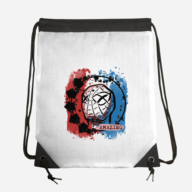 Spidey 182-None-Drawstring-Bag-nickzzarto